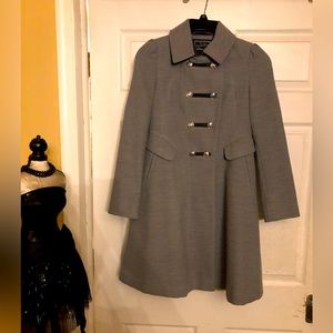 Girls, gray dress coat
